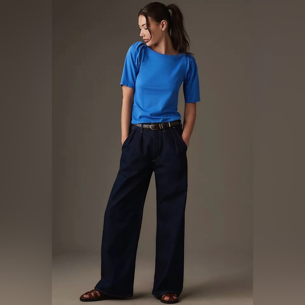 Nation Los Angeles Deana Short-Sleeve Top